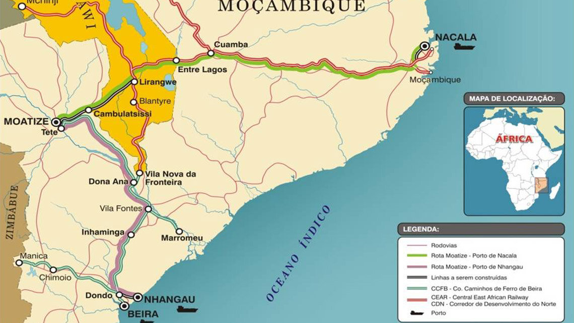 Mapa - Corredor de Nacala